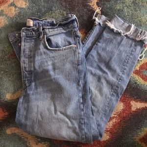 FP high waisted jeans